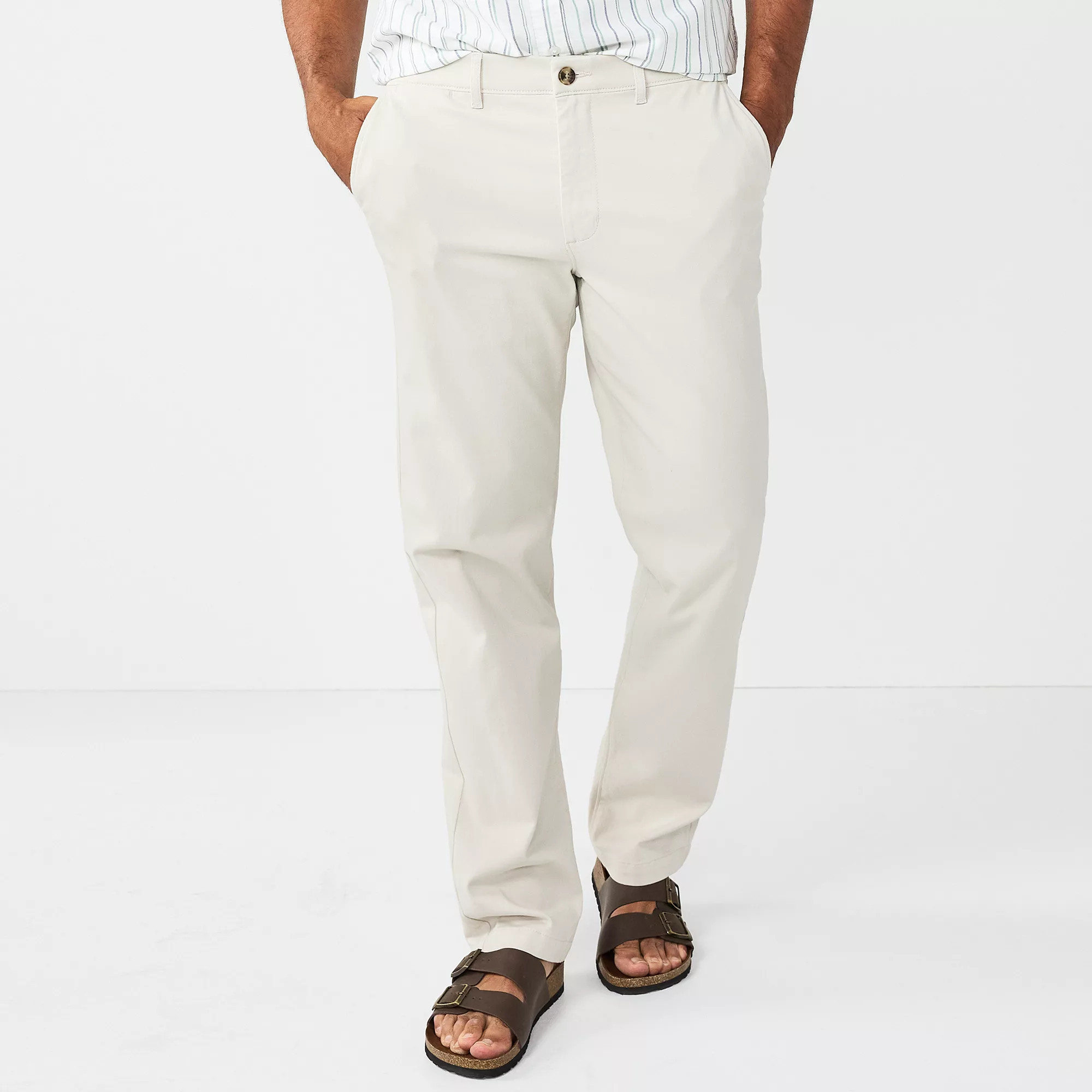 Men's Sonoma Goods For Life® Flexwear Straight-Fit Chinos | Kohl's