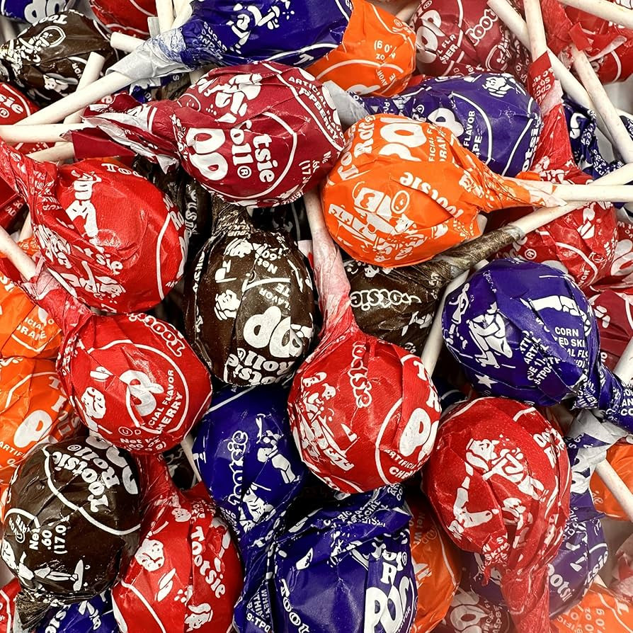 Tootsie Roll Pops - Candy Fruit Flavors with Chocolate Tootsie Roll Center - 1 Pound Bulk Bag - A... | Amazon (US)