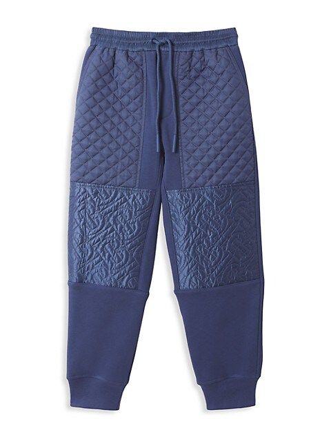 Little Boy's & Boy's Monogram-Quilted Jogger Pants | Saks Fifth Avenue