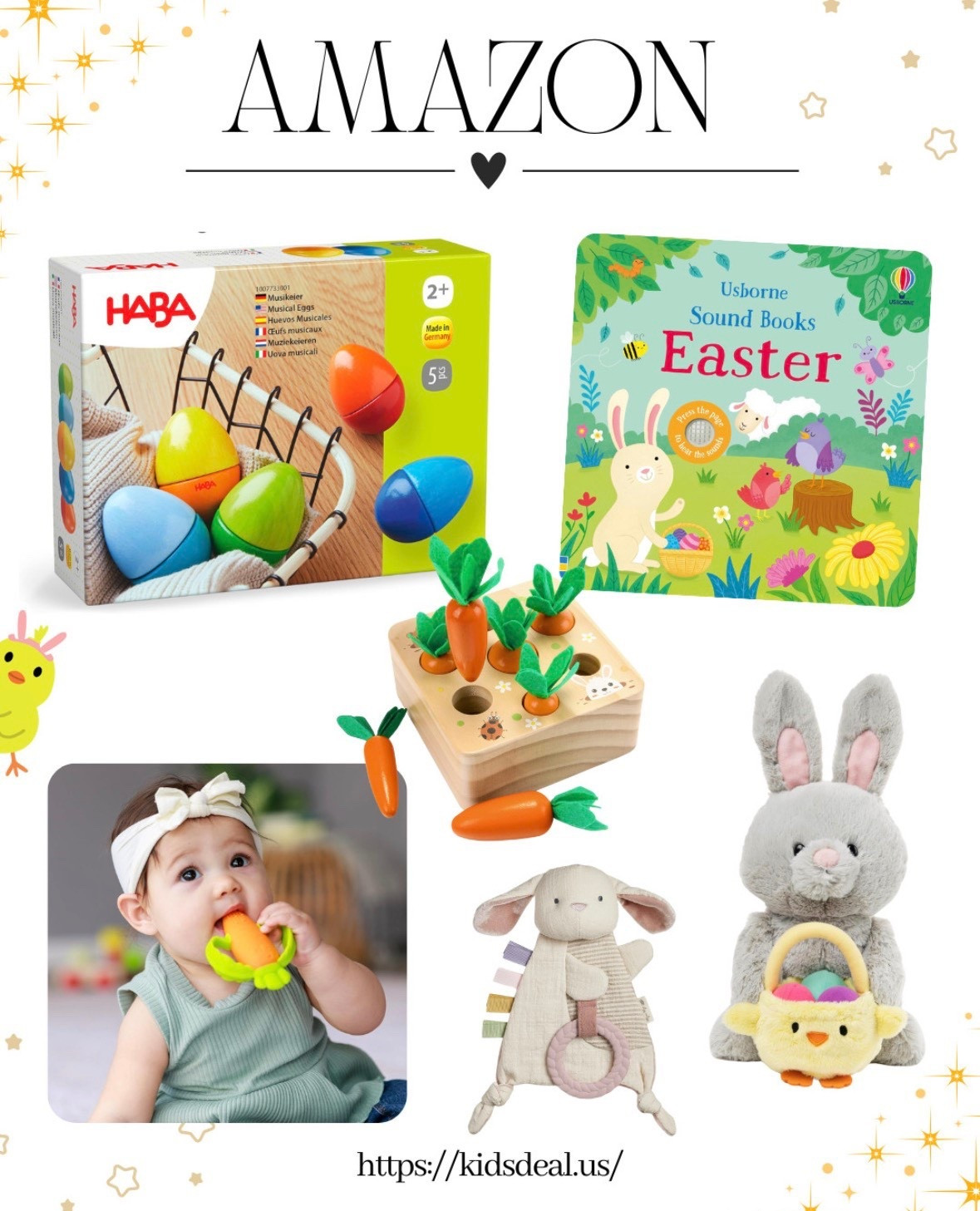 Easter Basket Gift Ideas for Babies & Toddlers.🎁🐣



#EasterBasket #BabyEasterGifts #ToddlerGifts #EasterIdeas #EasterFun #HolidayForKids#Amazon 

 #LTKFamily

#LTKBaby #LTKKids #LTKmomlife