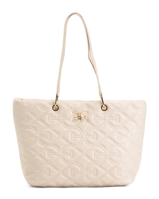 Embossed Large Tote | TJ Maxx