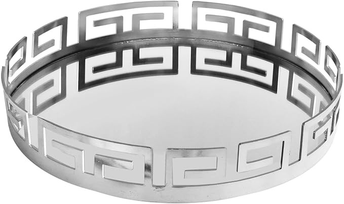 American Atelier Silver Mirror Tray 15 inches | Amazon (US)