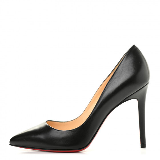 CHRISTIAN LOUBOUTIN Kid Pigalle 100 Pumps 36.5 Black | Fashionphile