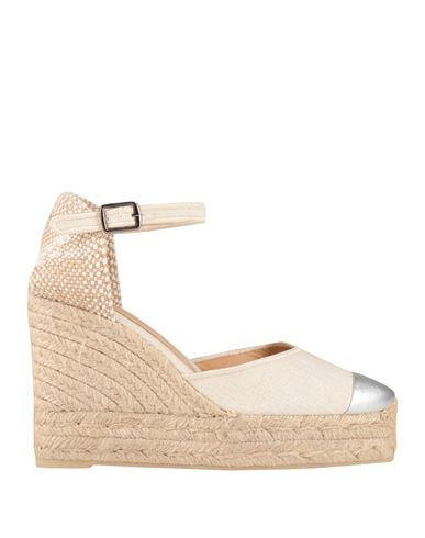 Castañer Woman Espadrilles Ivory Size 7.5 Textile fibers | YOOX (US)