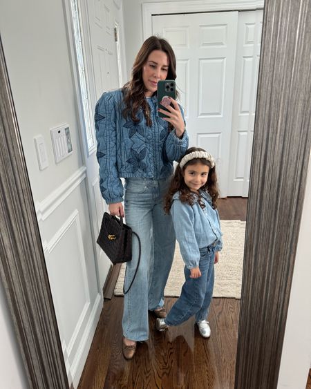 Matching denim looks with my mini!

#LTKstyletip #LTKkids #LTKfindsunder100