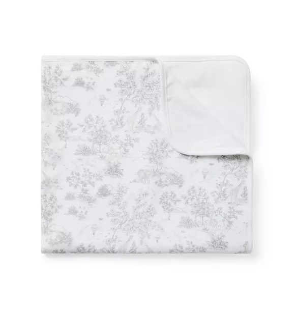 Baby Safari Toile Blanket | Janie and Jack