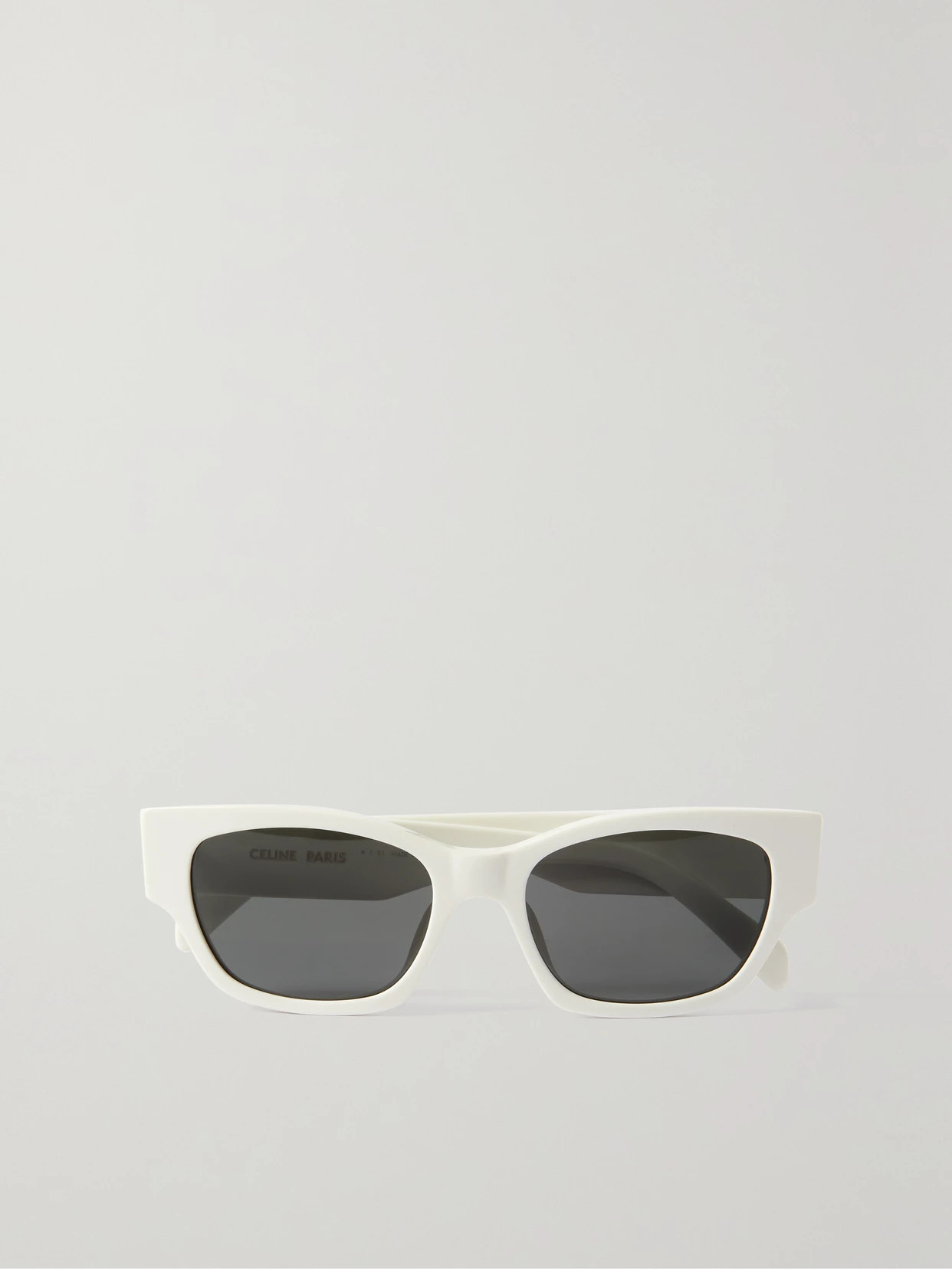 CELINE Eyewear - Square-frame Acetate Sunglasses - Ivory | NET-A-PORTER (US)