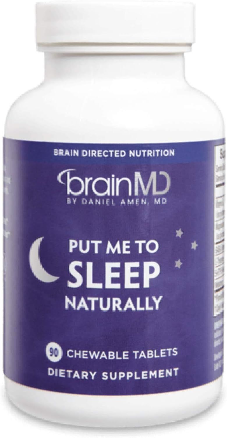 Dr. Amen brainMD Put Me to Sleep - 90 Capsules - Natural Sleep Aid, Promotes Calm & Relaxation- M... | Amazon (US)