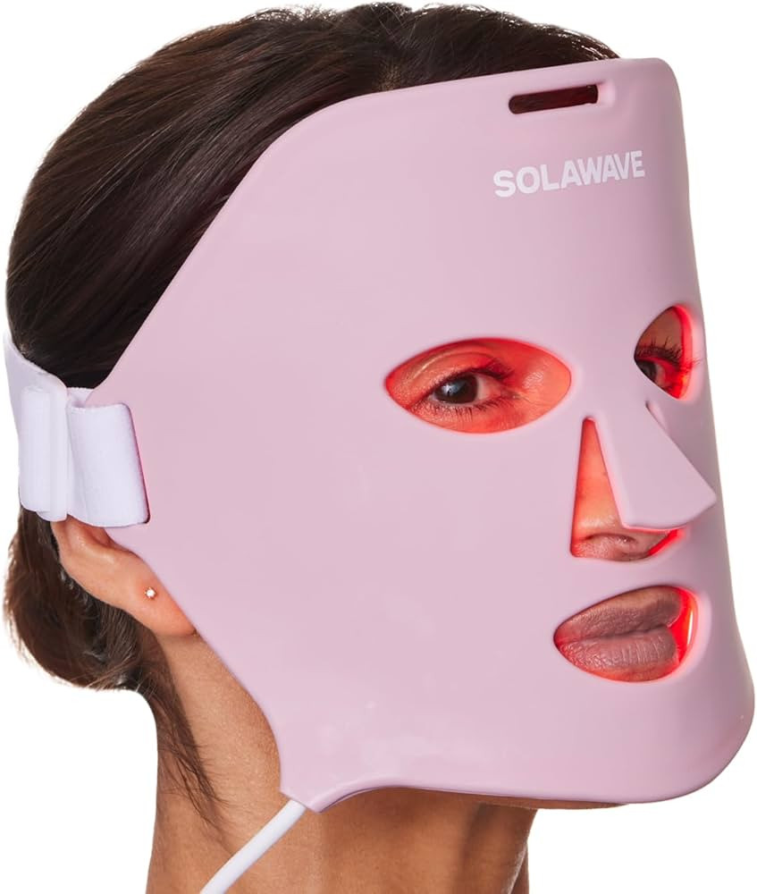 Solawave Red Light Therapy Mask for Face | Red & Near-Infrared Led Light Device | Reduces Appeara... | Amazon (US)