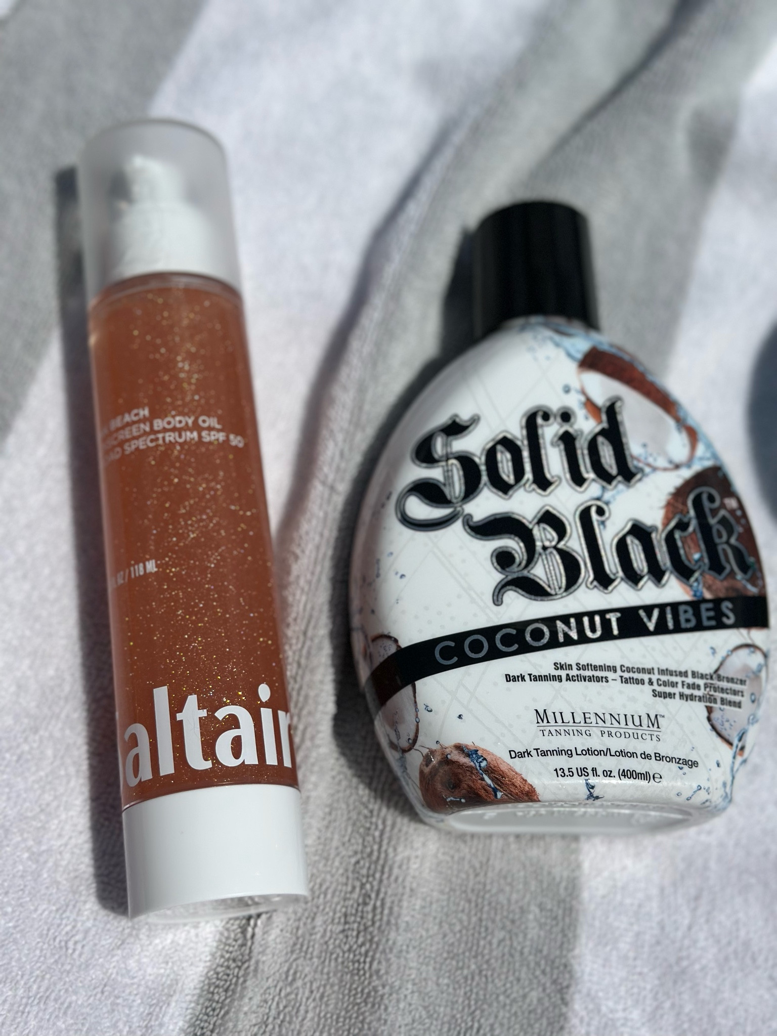 My tanning combo 

#LTKSwim #LTKFindsUnder50 #LTKBeauty