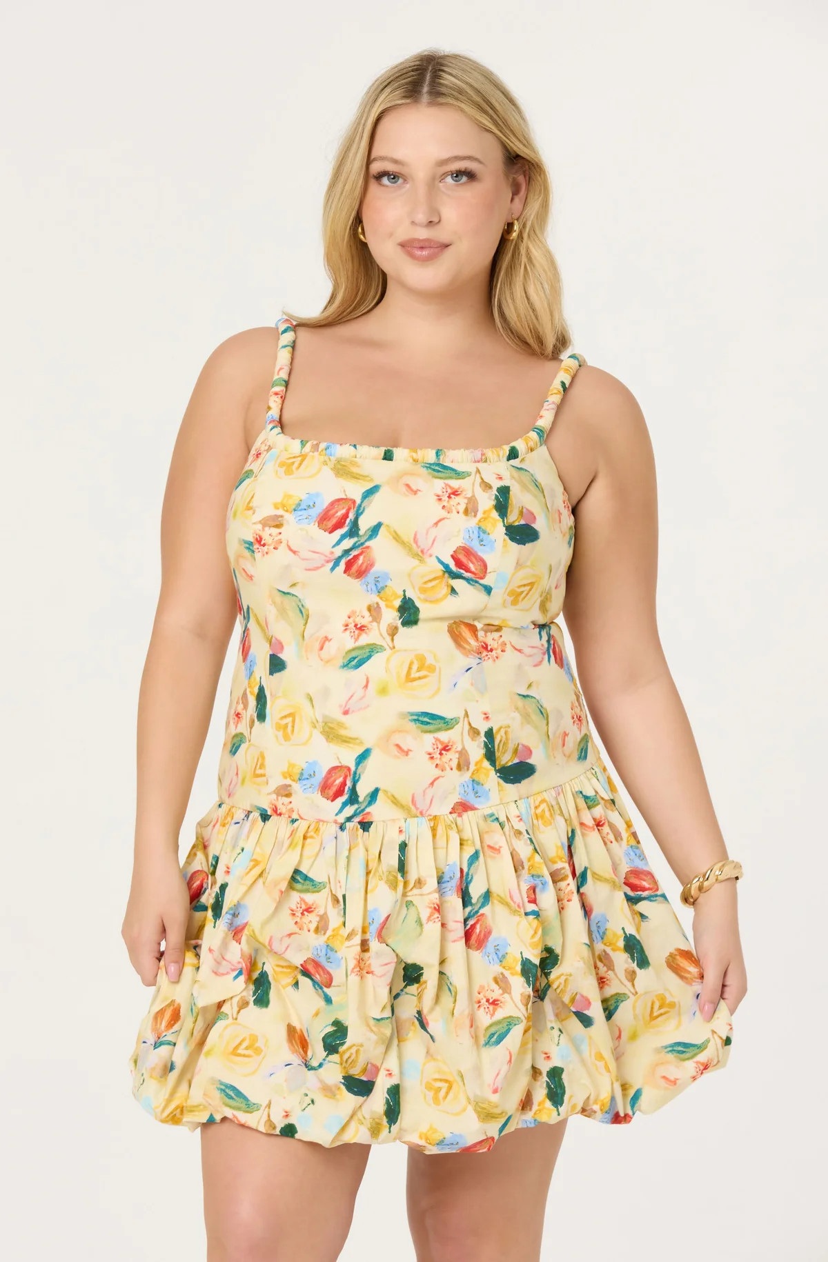 Keyla Drop Waist Bubble Dress | ASTR The Label (US)