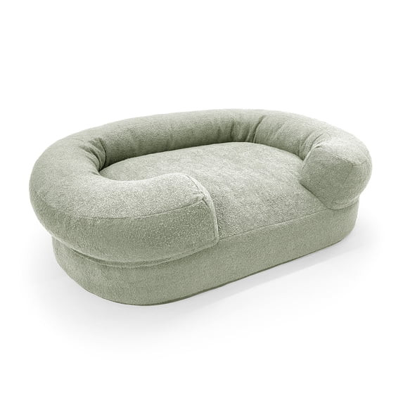 Beautiful Bolster Large Pet Bed, 44 x 34 x 25in, Sage by Drew Barrymore | Walmart (US)
