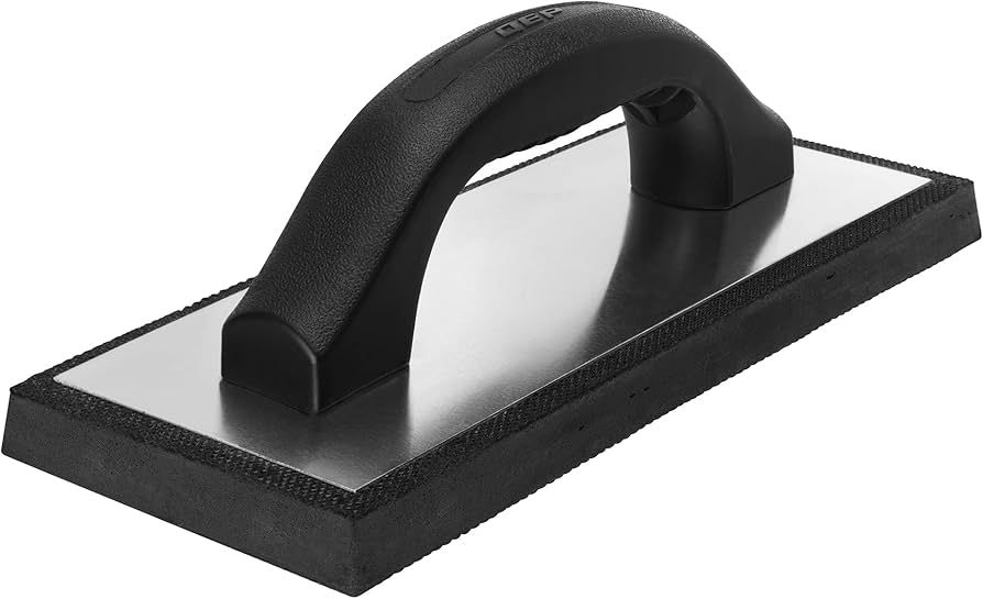 QEP 4 in. x 9.5 in. Molded Rubber Grout Float with Non-Stick Gum Rubber, Black | Amazon (US)