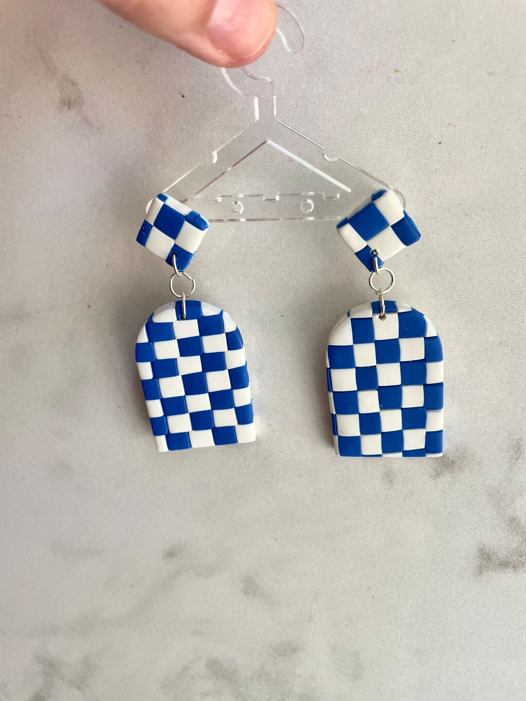 Fourth of July Polymer Clay Dangly Earring - Etsy | Etsy (US)
