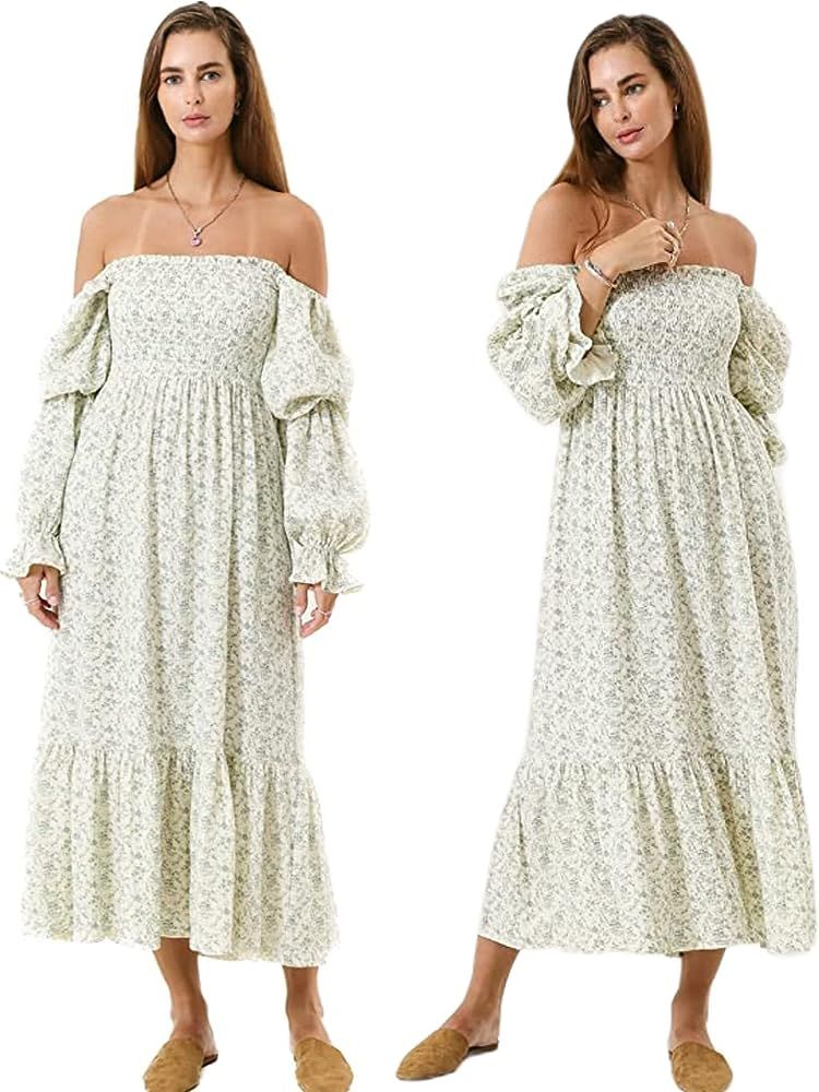 NOTHING FITS BUT Women’s Baby Shower Dress, Nursing Cotton Yuki Dress, Muslin Maternity Gown fo... | Amazon (US)
