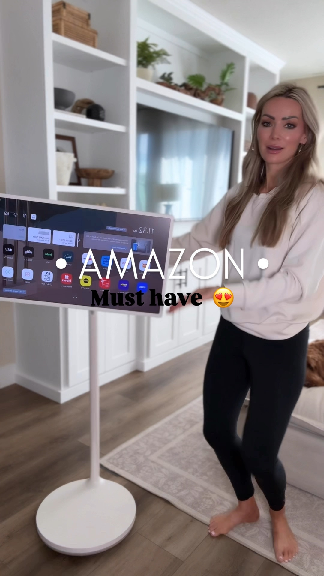 EARLG PRIME DAY STEAL ALERT: 

MY FAVE AMAZON PURCHASE EVER? THIS GAME-CHANGING TV!

Watch TV anywhere in the house!
Giant tablet with all your favorite apps!
Portable, versatile, and REVOLUTIONARY!
#BestViralAmazonHomeFind #PrimeDaySale #LGRollingTV #TouchScreenTV #PortableTV #SmartHomeEssential #AmazonMustHave
#GameChanger

Best viral Amazon home find, Prime Day sale, LG rolling TV, Touch screen TV, Portable TV,  Smart home essential, Amazon must-have, Game-changer

#LTKxPrimeDay #LTKSaleAlert #LTKHome