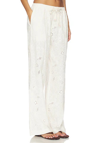 x Intimately Day Drift Pant in White Alyssum | Revolve Clothing (Global)