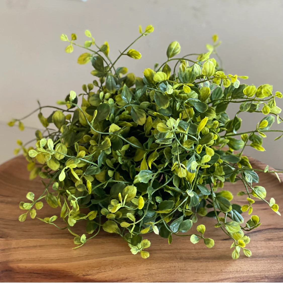 Bright Green Leafy Pouf | Interior Delights