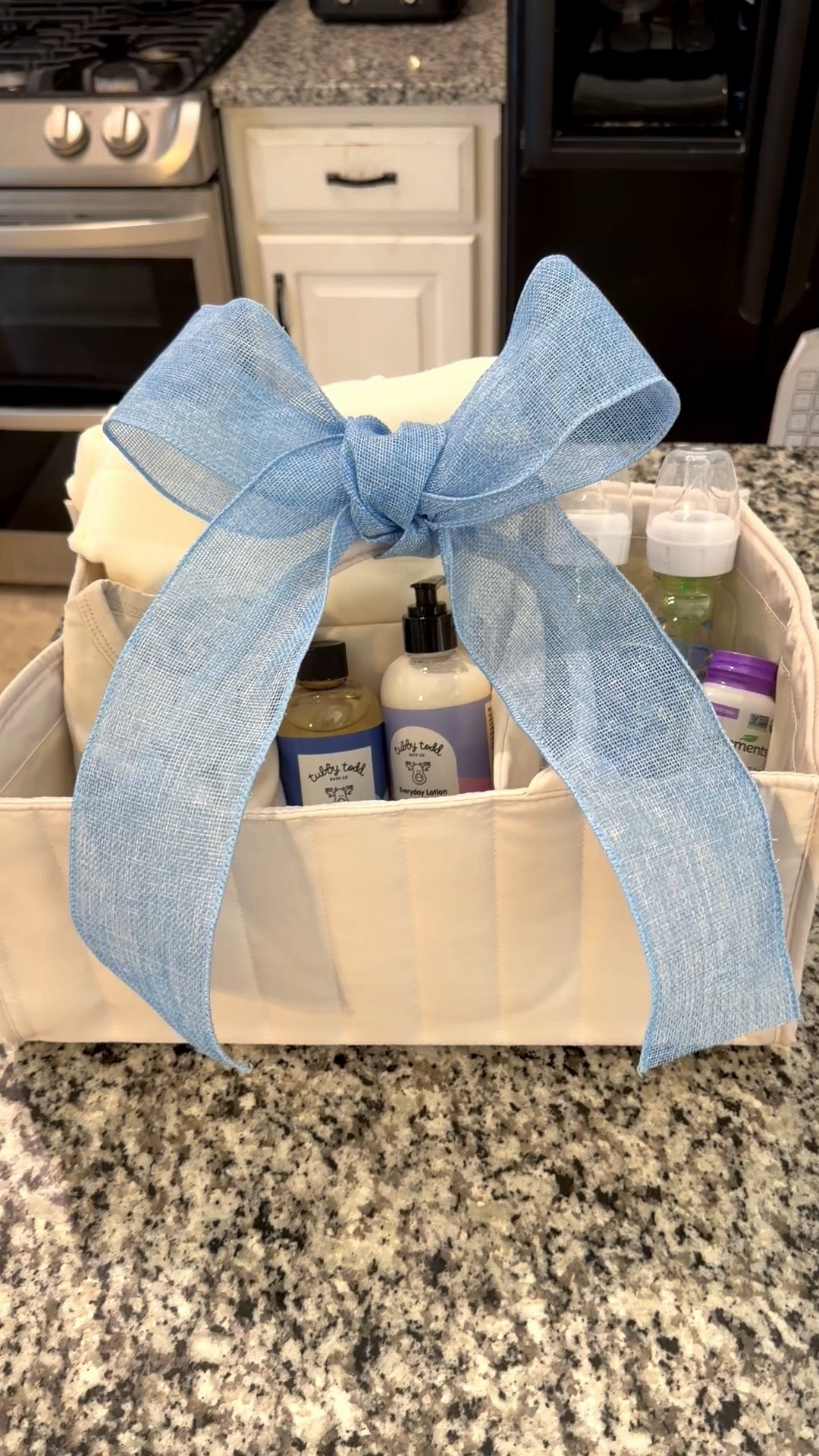 Gift basket for new mom! Trade the blue out for a pink boy to make it gender specific 💙🩷

#LTKmomlife #LTKBump #LTKBaby
