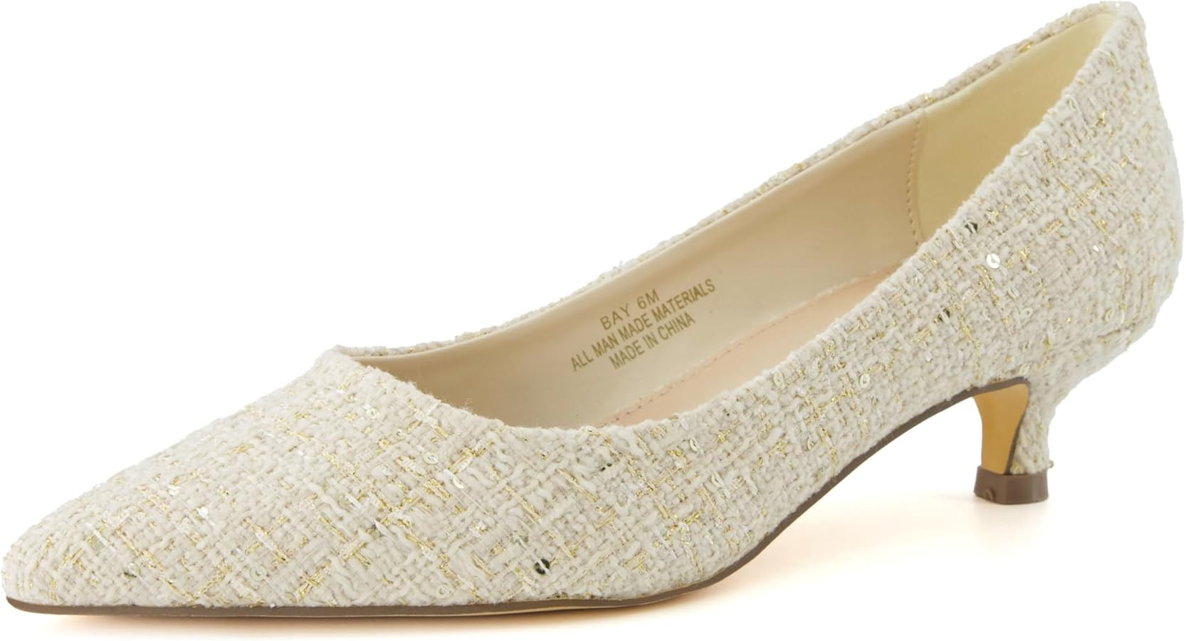 CUSHIONAIRE Women's Bay Kitten Heel Dress Shoe +Memory Foam, Wide Widths Available | Amazon (US)