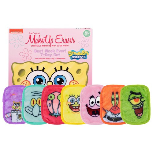 SpongeBob 7-Day Makeup Eraser Set | Sephora (US)