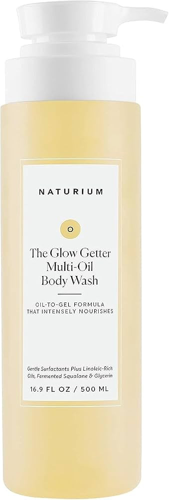 Naturium The Glow Getter Multi-Oil Hydrating Body Wash, Gentle Cleanser, 16.9 oz | Amazon (US)