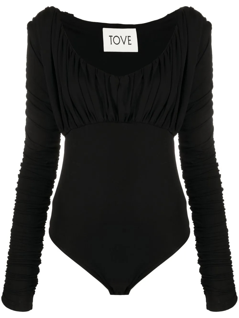 TOVE Tess long-sleeve Bodysuit - Farfetch | Farfetch Global