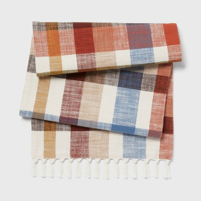 14"x72" Table Runner 'Multi-Plaid' - Threshold™ | Target
