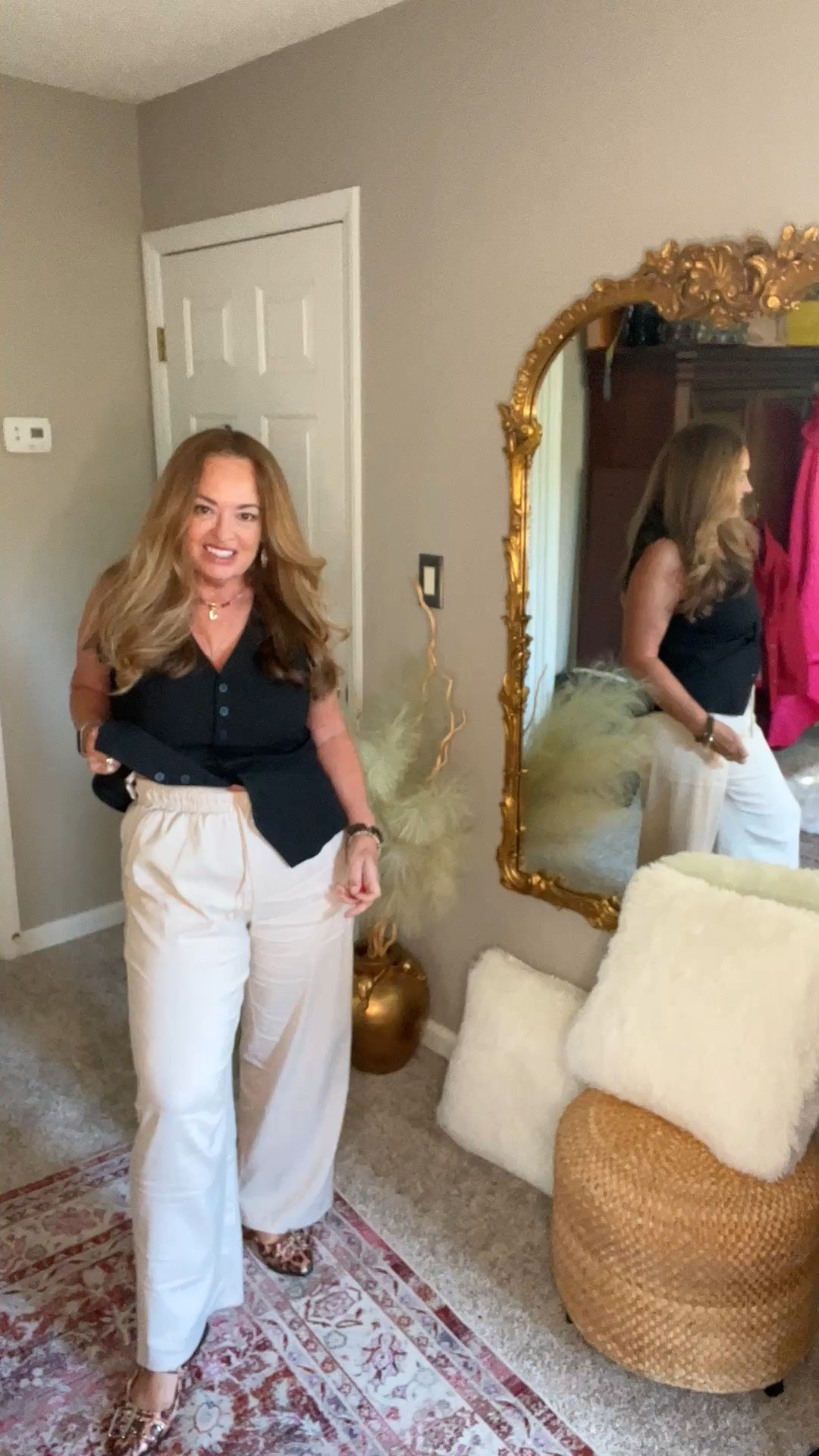 Easy linen blend pants with a flattering waistband and drawstring and deep pockets. Highly versatile. Work wear to Vacation .

#LTKgrwm #LTKMothersDay #LTKWorkwear