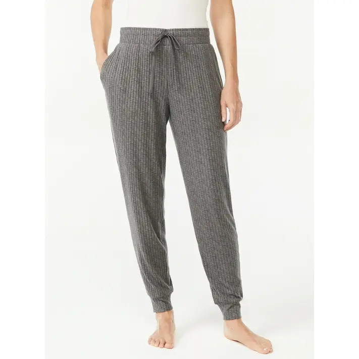 Joyspun Women's Hacci Knit Joggers, Sizes S to 3X | Walmart (US)