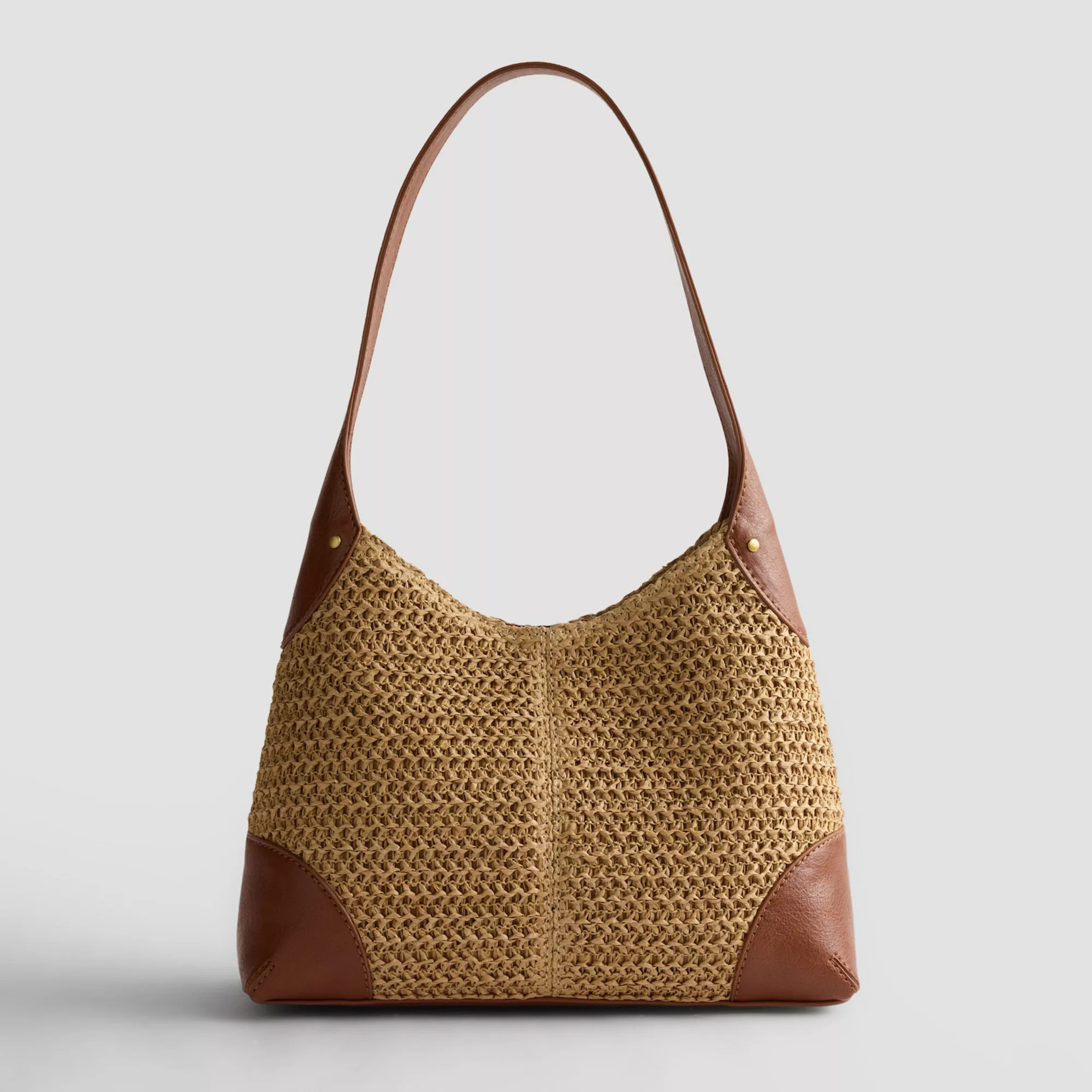 Women's Sonoma Goods For Life® Davie Natural Straw Small Shoulder Bag | Kohl's