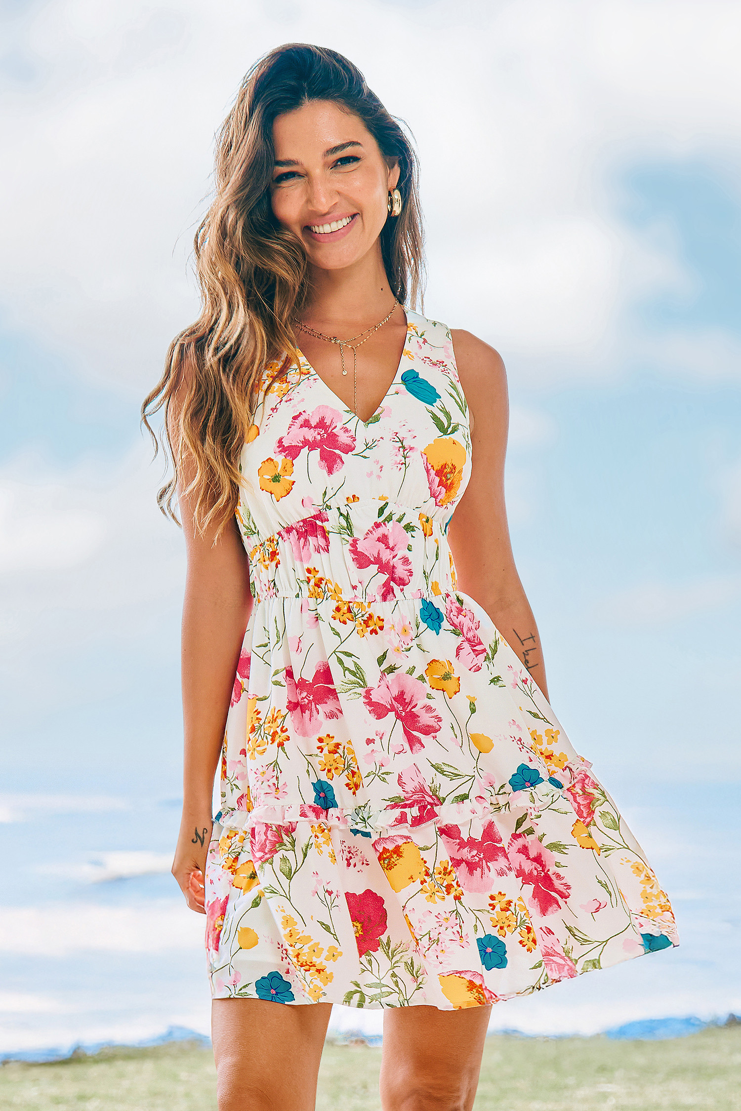 NewSpring Belle Floral Mini Dress | Cupshe US