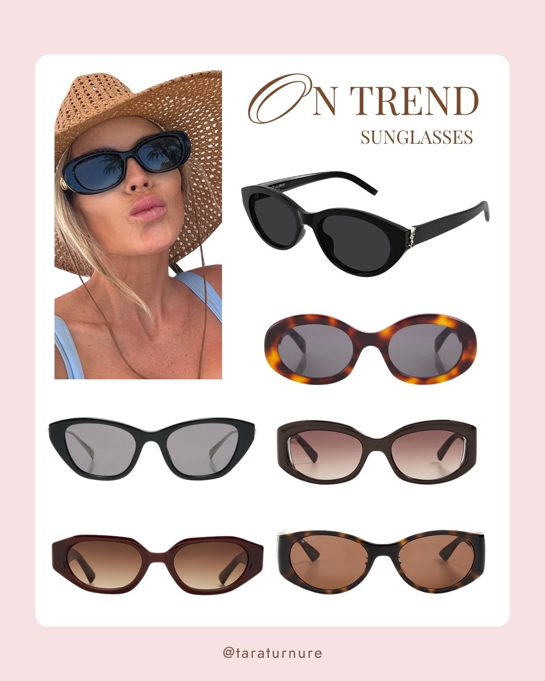 The sunglasses trend I'm loving right now. 🖤 From chic cat-eye frames to retro oval styles, these are the pairs I've been reaching for all summer. They're elevated, easy to style, and instantly pull any outfit together.

#LTKFinds #LTKStyle #AmazonFinds #AmazonFashion #SummerStyle #VacationStyle #Sunglasses #FashionFinds #ResortWear

#LTKSeasonal #LTKOver40 #LTKTravel