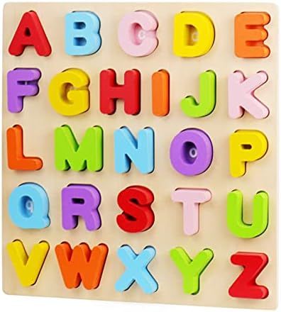 Alphabet Puzzle, WOOD CITY ABC Letter Puzzles for Toddlers 1 2 3 Years Old, Educational Learning ... | Amazon (US)