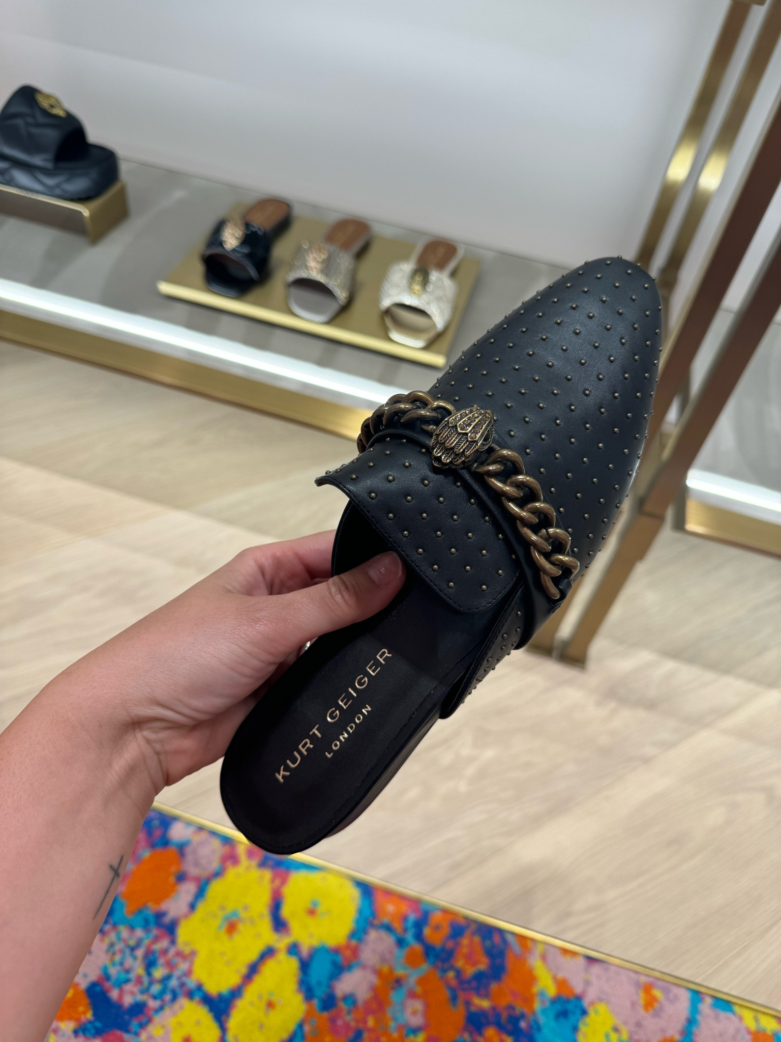 This black mule by Kurt Geiger, so stylish and cute!

#LTKStyleTip #LTKGiftGuide #LTKShoeCrush