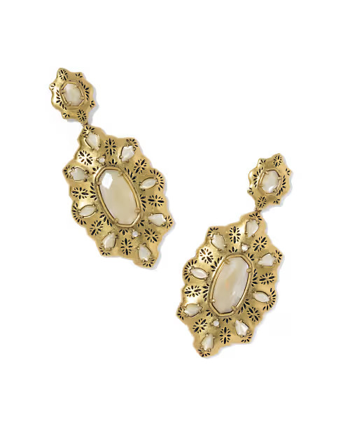 Bria Vintage Gold Statement Earrings | Kendra Scott