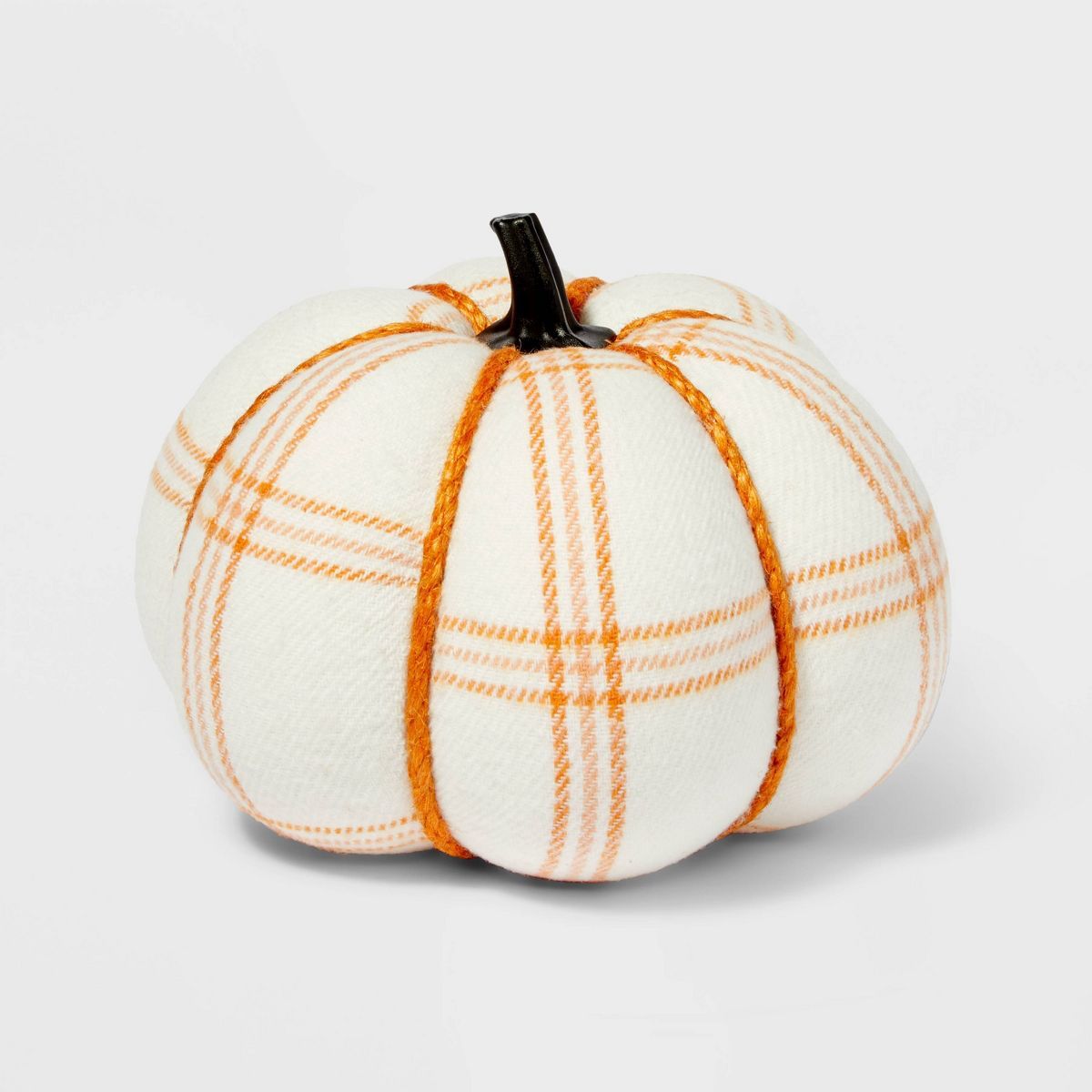Harvest Plaid Pumpkin Medium Orange and Cream - Hyde & EEK! Boutique™ | Target
