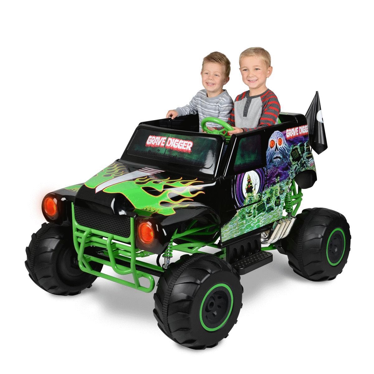 Monster Jam Grave Digger 24-Volt Battery Powered Ride-On | Walmart (US)