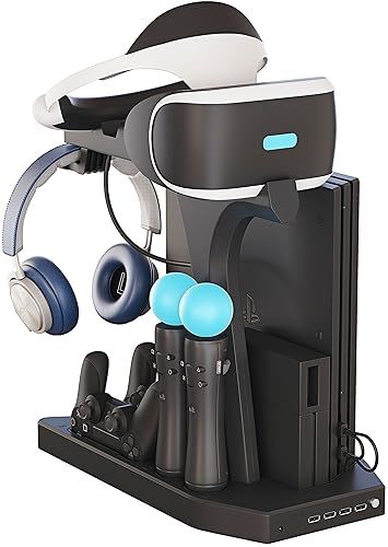 Skywin PSVR Charging Display Stand - Showcase, Cool, Charge, and Display your PS4 VR - Playstatio... | Amazon (US)