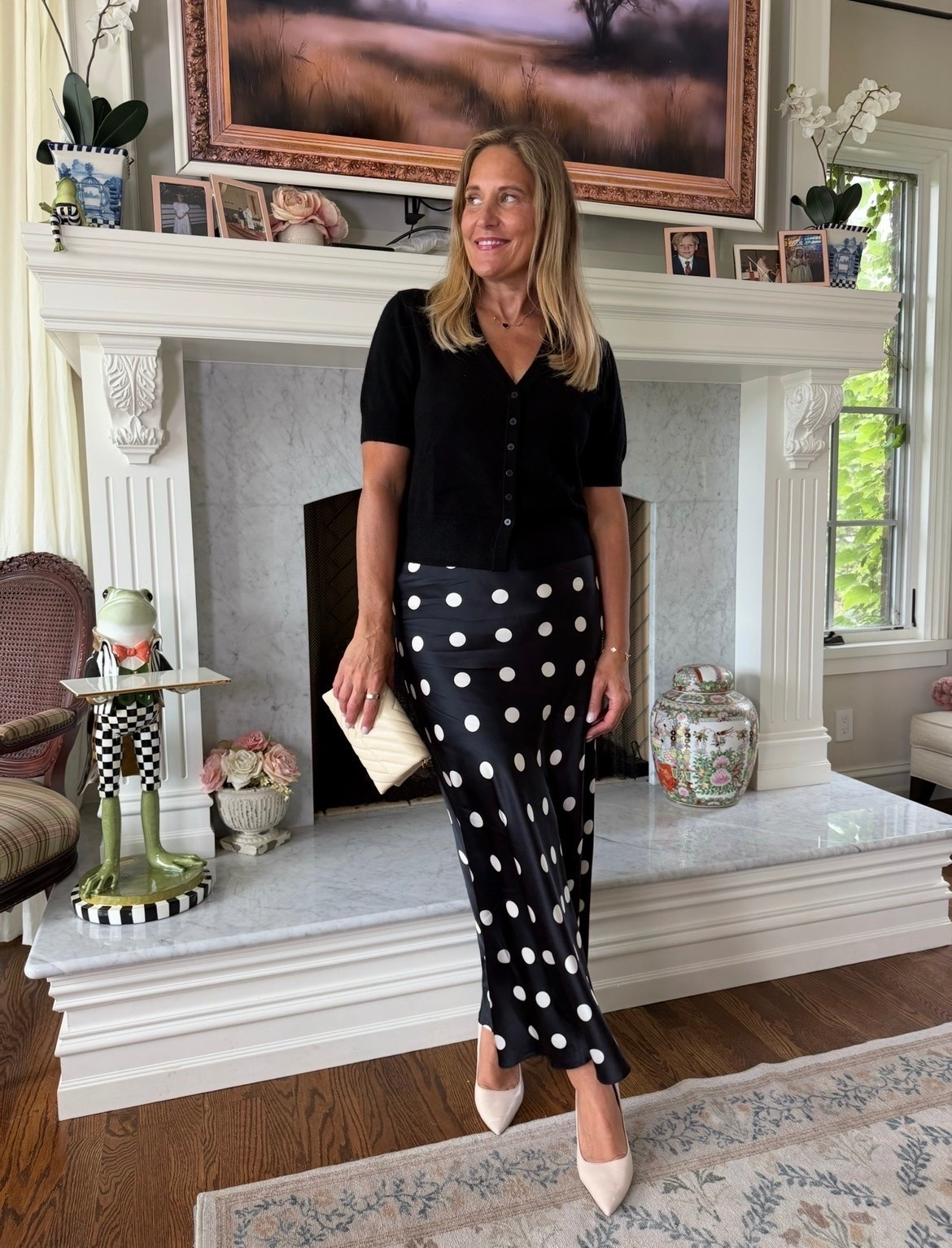 Polka dots are trending like crazy right now! I found the perfect way to incorporate it into your wardrobe with this 100% silk maxi skirt! The best part is it is machine washable!!

#LTKSeasonal #LTKOver40 #LTKMidsize
