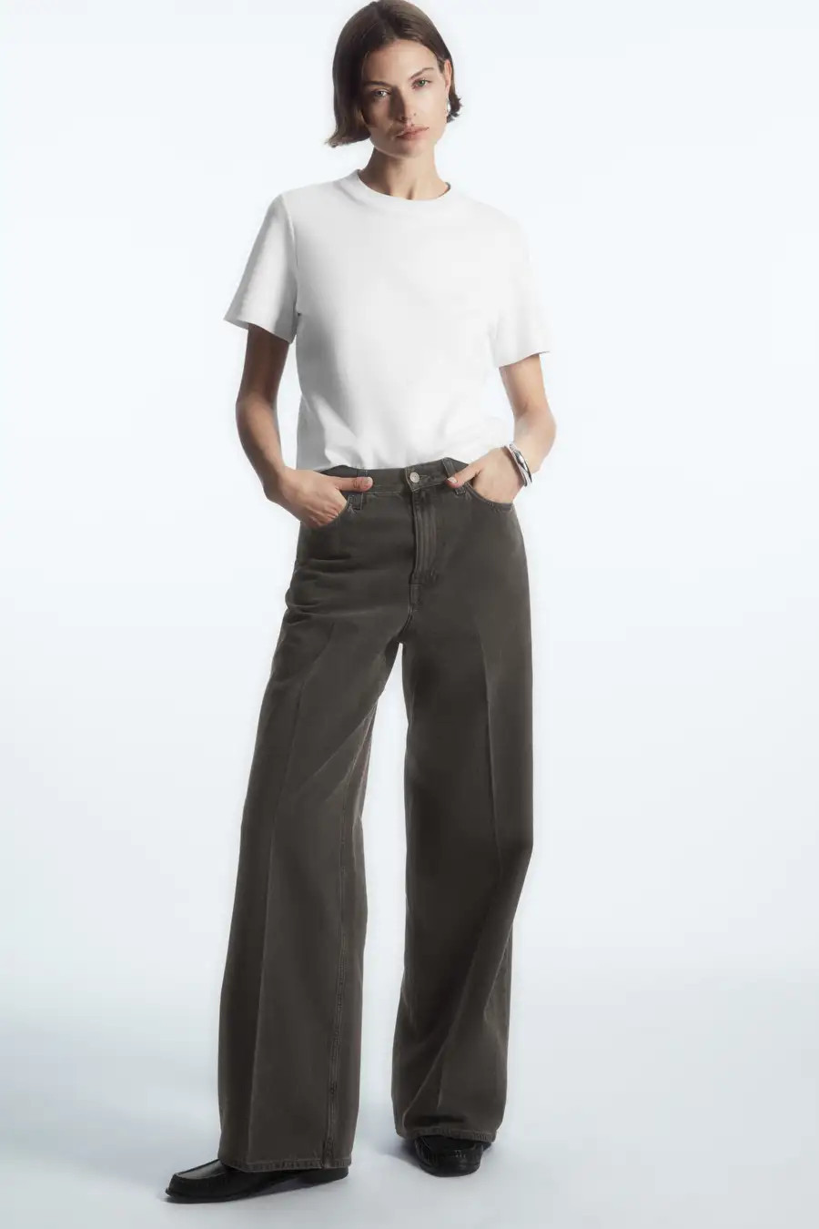 THE CLEAN CUT T-SHIRT - White - COS | COS (EU)