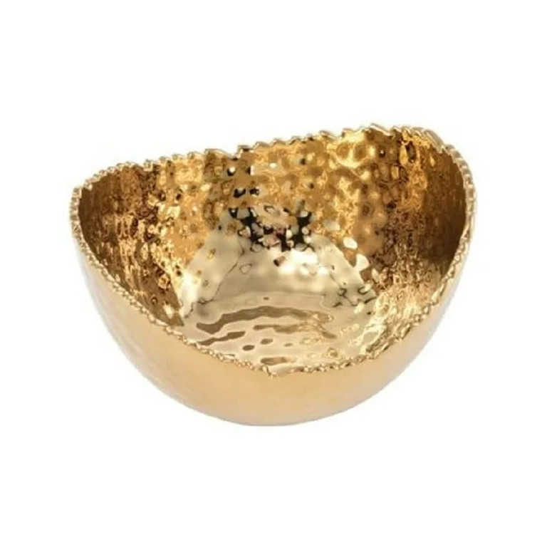 Pampa Bay Small Oval Bowl, 5.25-inch Length, Gold | Walmart (US)
