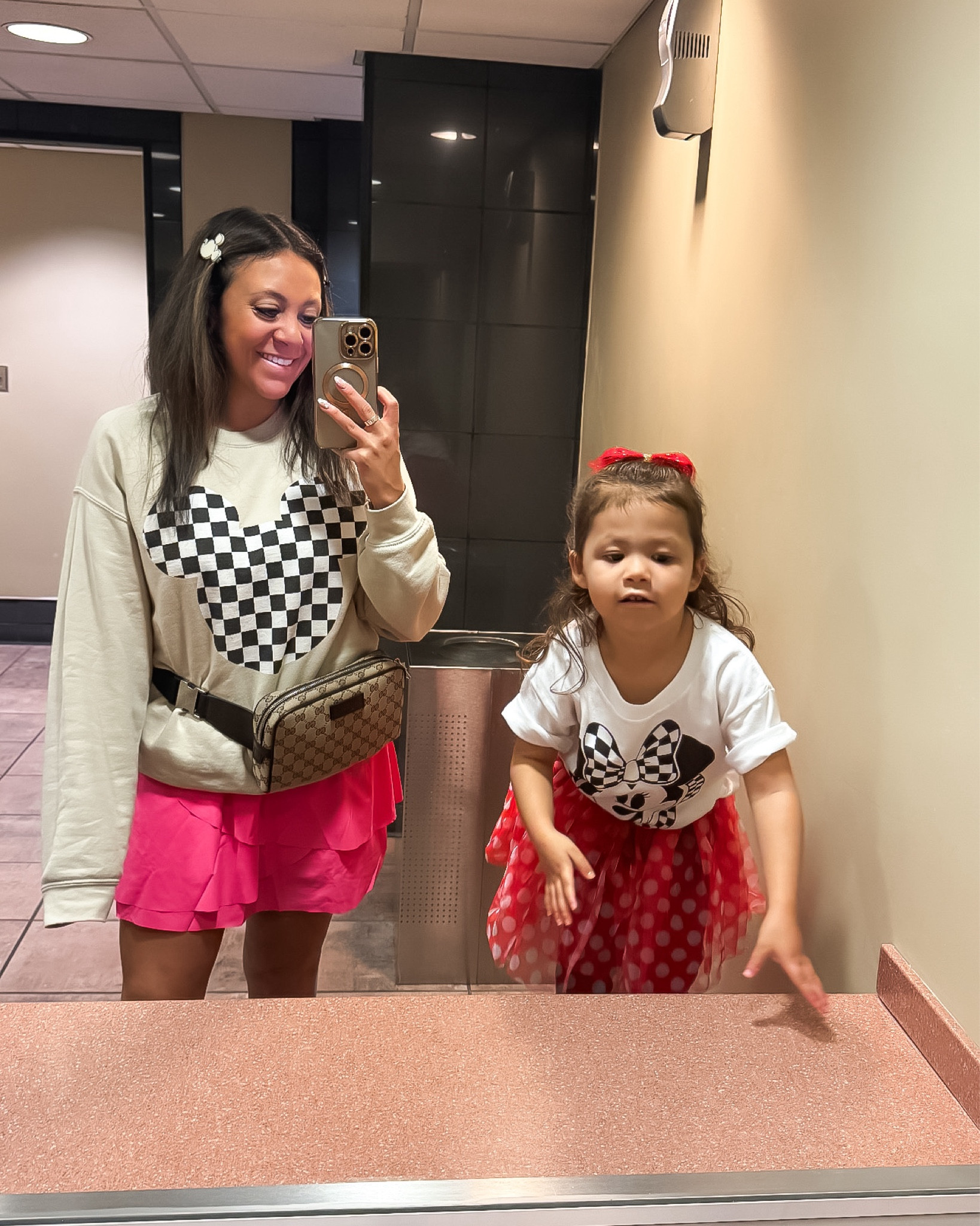 Disney outfits for Chef Mickey’s dinner! Love the coordinating checkered tops and skorts are a must at Disney! 

Disney outfit idea. Disney accessories. Toddler girl outfit. Toddler girl Minnie outfit. Mama and me style. Mommy and me Disney outfits. 

#LTKKids #LTKTravel #LTKFamily