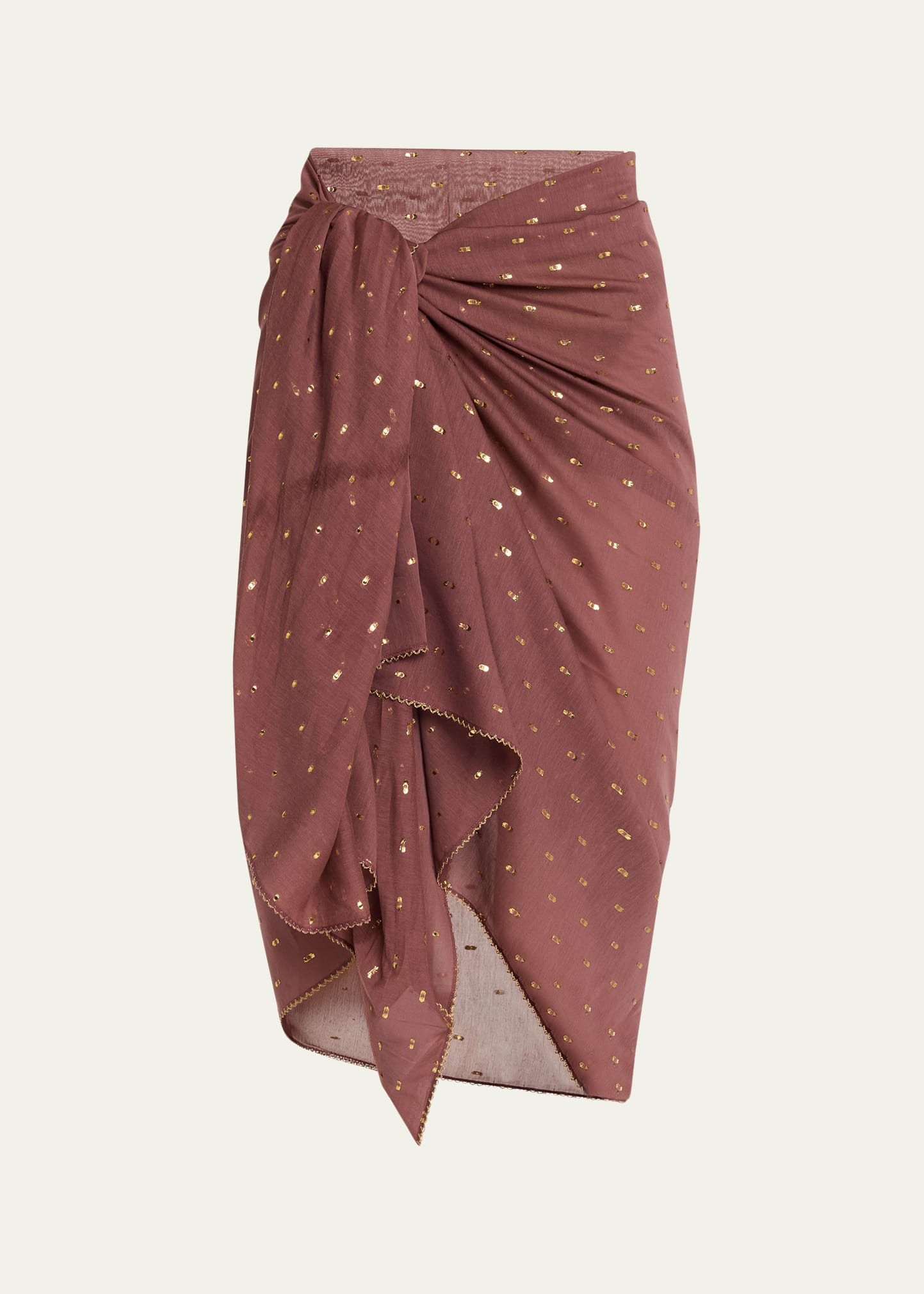 Zimmermann Woven Metallic Pareo Coverup | Bergdorf Goodman