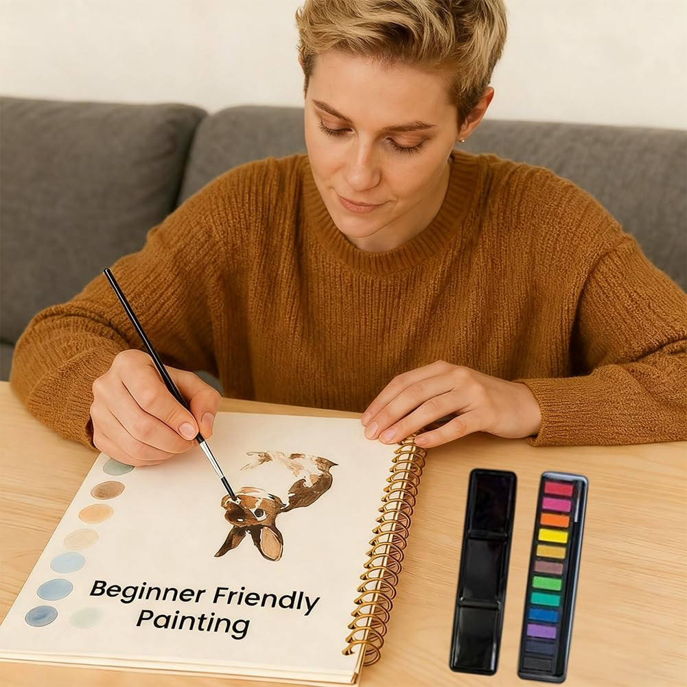 Hugsgarden Water Color Workbook, Hugsgarden Beginner-Friendly Watercolor Workbook, Hugs Garden Wa... | Amazon (US)