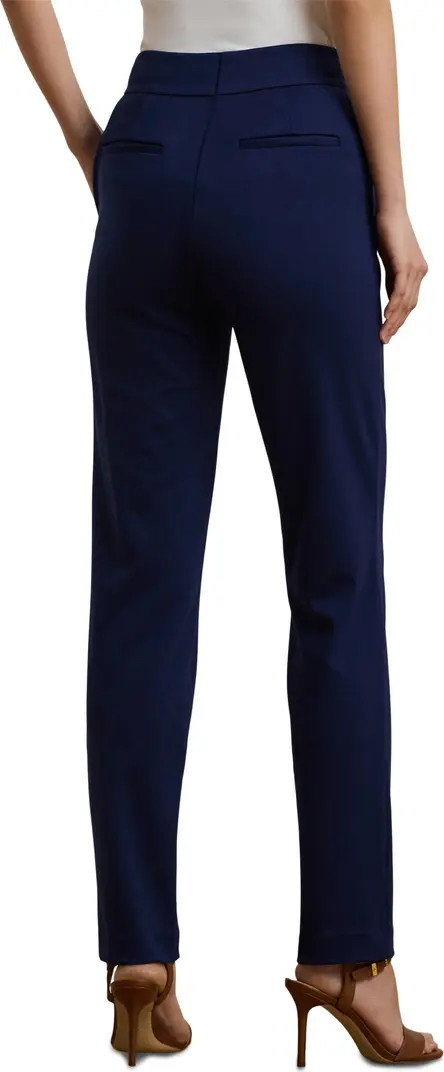 Ponte Ankle Straight Leg Pants | Nordstrom