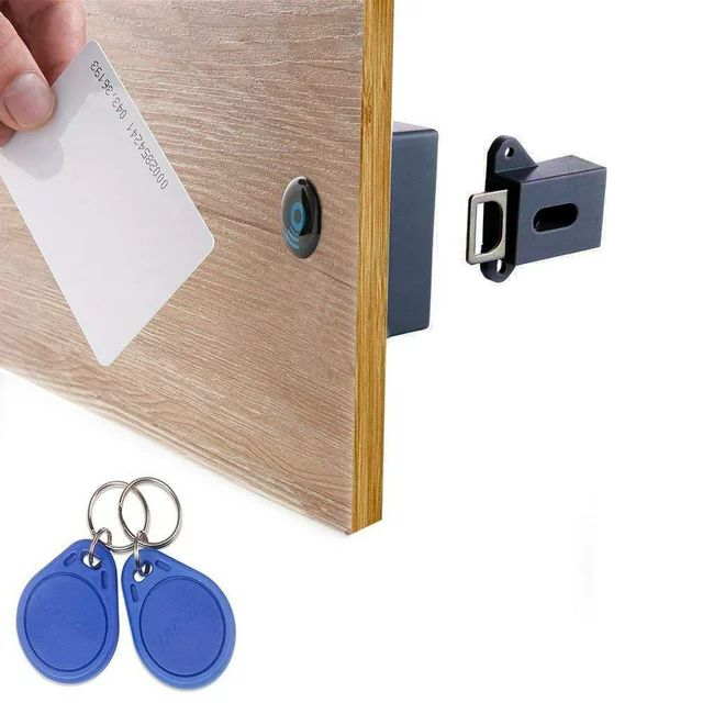 Ersazi Smart Lock Invisible Electronic Cabinet Lock,Hidden Lock,Diy Rfid Lock-Tch For Wooden Cabi... | Walmart (US)