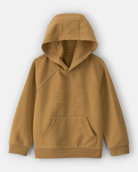 Brown - Toddler Boy Varsity French Terry Hoodie - Brown, Selected | Carter's Inc