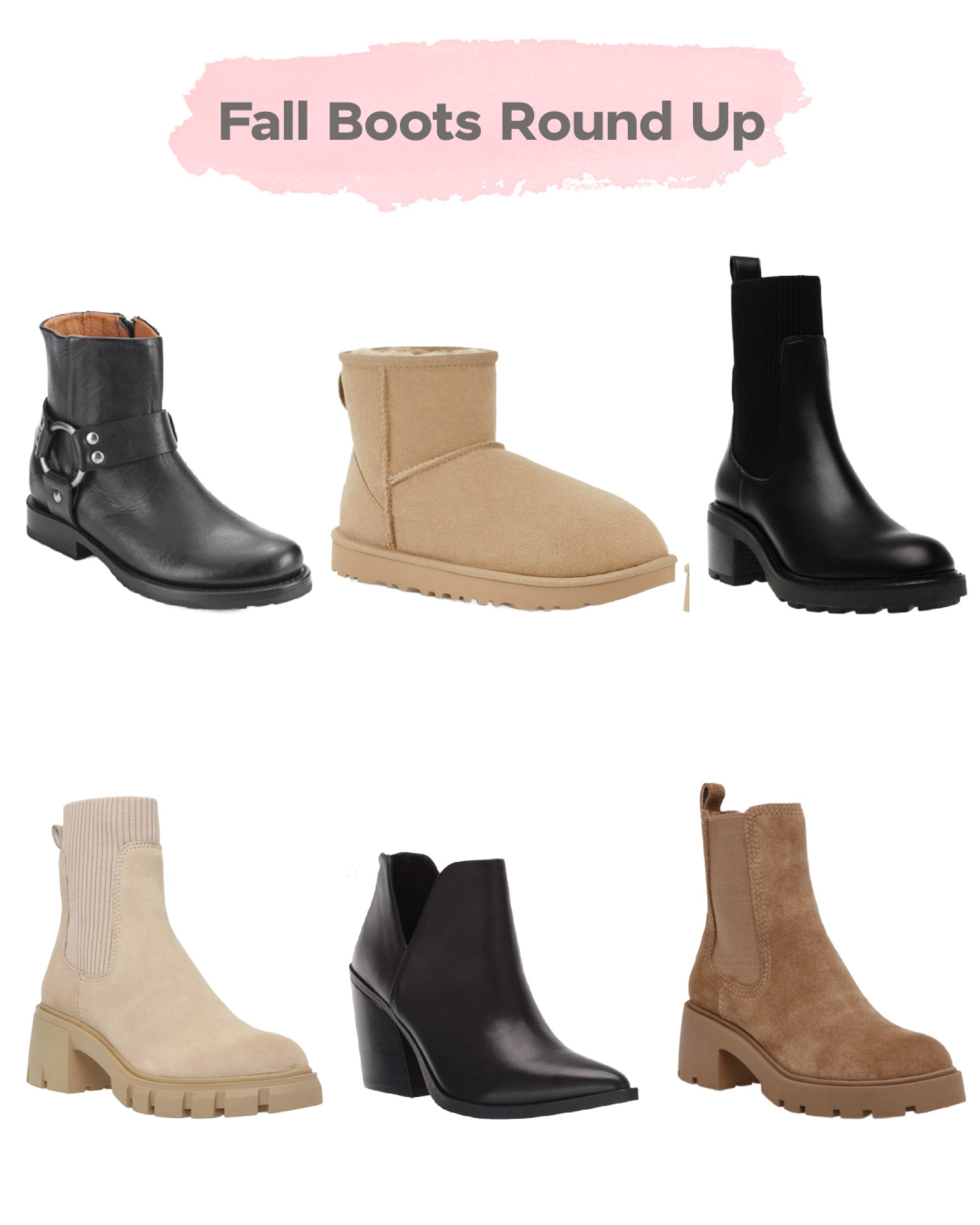 Cute boots for the fall season. With the temperatures getting cooler these boots are cute and will help you stay warm. 
-Chelsea Boots
-Kiley Platform Bootie
-Hayle platform boot 
-Ugg Classic Mini boot 
-Steve Madden bootie 
-Frye boot 

#ltkboots

#LTKfindsunder100 #LTKSeasonal #LTKshoecrush