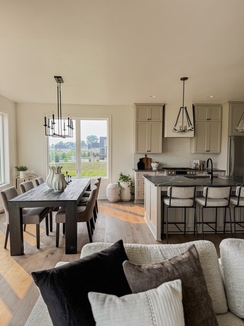 Perfect for hosting, this modern kitchen makes it easy to gather and connect. #homedecor #interiordesign 

 #LTKHome